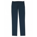 Pantalón de hombre azul oscuro, tejido gabardina